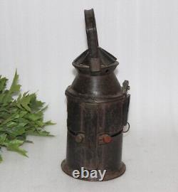 Antique Railroad Lantern, Old Signal Railway Lamps, Unique Home and Décor -MH