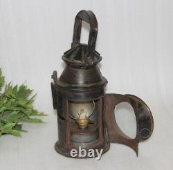 Antique Railroad Lantern, Old Signal Railway Lamps, Unique Home and Décor -MH