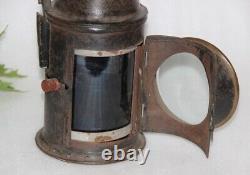 Antique Railroad Lantern, Old Signal Railway Lamps, Unique Home and Décor -MH