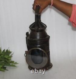 Antique Railroad Lantern, Old Signal Railway Lamps, Unique Home and Décor -MH