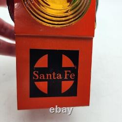 Antique Santa Fe Lamp 4 Way Railroad Switch Signal Lantern