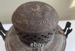 Antique Southern RY Railroad Lantern Cracked Globe New York 1925 Armspear Manf