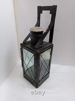 Antique Soviet USSR railroad candle lantern