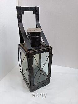 Antique Soviet USSR railroad candle lantern