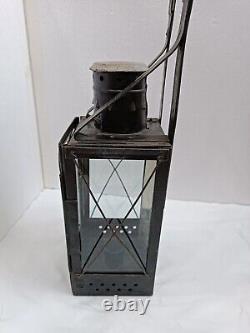 Antique Soviet USSR railroad candle lantern