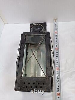 Antique Soviet USSR railroad candle lantern