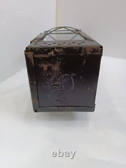 Antique Soviet USSR railroad candle lantern