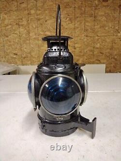 Antique The Adlake Non Sweating Lamp 4 Way Railroad C&NWRR Switch Signal Lantern