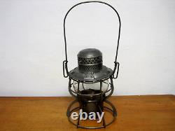 Armspear New York 1925 Embossed Globe Etched SOO LINE RY Railroad Lantern