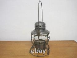 Armspear New York 1925 Embossed Globe Etched SOO LINE RY Railroad Lantern