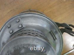 Armspear New York 1925 Embossed Globe Etched SOO LINE RY Railroad Lantern