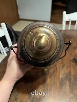 Brass Top Signal Railroad Co. Patd. 1876 Fitchburg Railroad Bellbottom Lantern