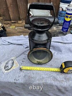 British Railway Lantern And Oil Can Used