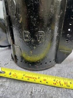 British Railway Lantern And Oil Can Used