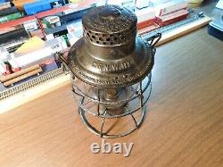 CHICAGO & NORTH WESTERN RAILROAD LANTERN A&W CO. ADLAKE RELIABLE C&NW. Ry 1897