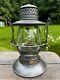 Cv Central Vermont Railroad Lantern Star Headlight Etched Ext. Bast Globe