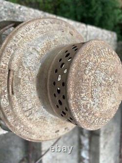 Chicago & Alton Railroad Lantern With Etched Globe