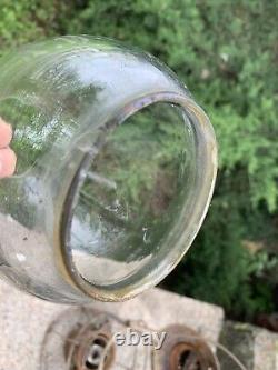 Chicago & Alton Railroad Lantern With Etched Globe