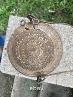 Chicago & Alton Railroad Lantern With Etched Globe