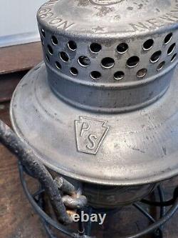 DIETZ Vulcan No. 39 PS Marked Railroad Lantern No Burner
