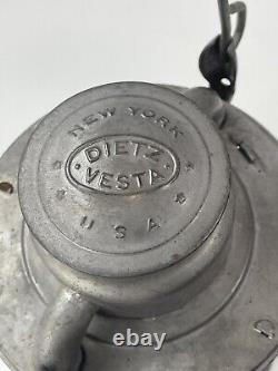 Delaware Lackawanna Western Railroad Lantern Dietz Vesta NY DL & WRR with Globe