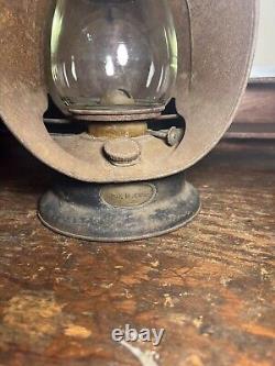Dietz Ideal D&H Co. Inspector Railroad Lantern Signal Train Lamp Tubular