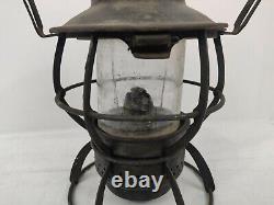 Dressel Arlington Metal Railroad Lantern with Glass USA (NJ), Vintage, Black