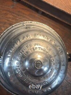 FO Dewey CO Armspear Kerosene Railroad Lantern MACBETH barrel Globe, Super Clean