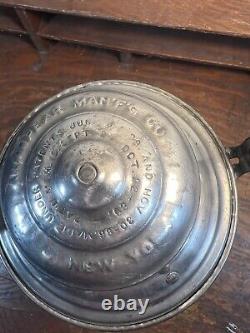 FO Dewey CO Armspear Kerosene Railroad Lantern MACBETH barrel Globe, Super Clean