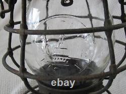 Genuine RARE B&O Railroad Lantern with Embossed B&O Railroad Safety First Globe