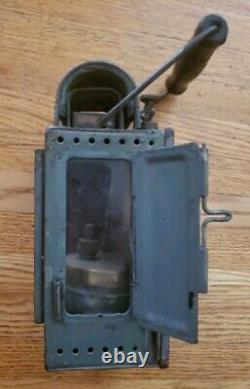 J. Kampschulte & Co Osnabruck German Railroad Miner's Lantern WWII Era