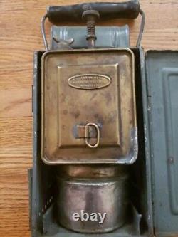 J. Kampschulte & Co Osnabruck German Railroad Miner's Lantern WWII Era