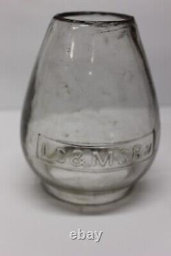 LAKE SHORE & MICHIGAN SOUTHERN RAILWAY LANTERN withL. S. &M. S. Ry. Embossed Globe