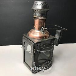 Lantern from Train railway Fanal Metal Copper Railway Vintage antique