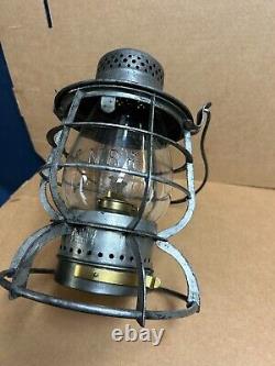 Louisville & Nashville Railroad Lantern Macbeth Cast Globe L&N Railway Lamp