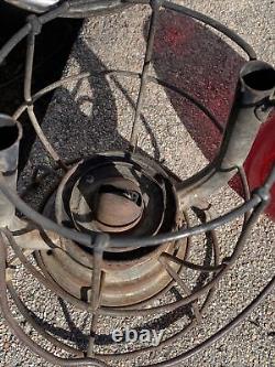 Maine Central Railroad Lantern WithRed Globe