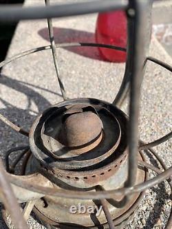 Maine Central Railroad Lantern WithRed Globe