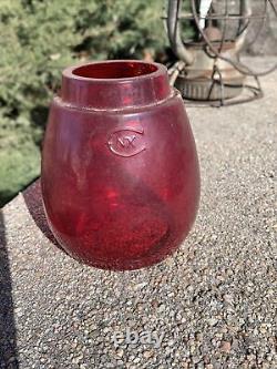 Maine Central Railroad Lantern WithRed Globe