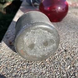 Milwaukee Road Railroad Lantern WithRed Marked Globe