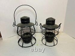 Pennsylvania Railroad Keystone Casey Lantern set of 2