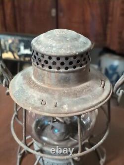 Pennsylvania Railroad PRR Adams Adlake Kero Kerosene Train Lantern