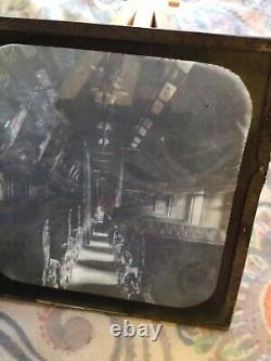 RARE Antique 1800s Pennsylvania Railroad Seashore Railroad Train lantern slide
