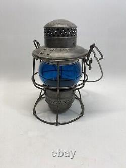 Rare 1957 Adlake-Kero 300 N. S. S. RY Railroad Lantern Blue Globe USA Canada