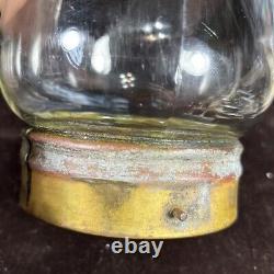 Rare Antique 1870's Fixed Globe P&R Railroad RR Caboose Lamp Lantern