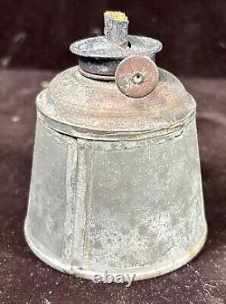 Rare Antique 1870's Fixed Globe P&R Railroad RR Caboose Lamp Lantern