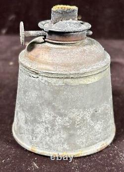 Rare Antique 1870's Fixed Globe P&R Railroad RR Caboose Lamp Lantern