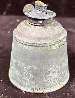 Rare Antique 1870's Fixed Globe P&R Railroad RR Caboose Lamp Lantern