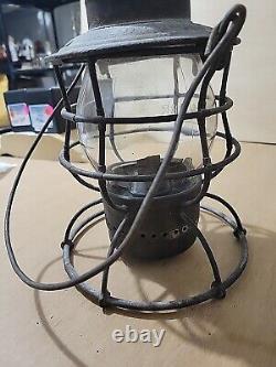 Rare Antique Armspear Manfg Co. Railroad Lantern, N. Y. N. H. & H. R. R