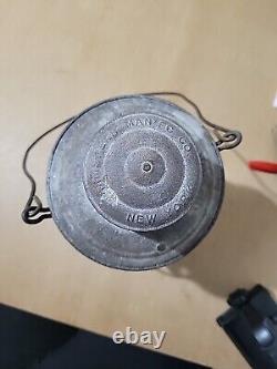 Rare Antique Armspear Manfg Co. Railroad Lantern, N. Y. N. H. & H. R. R