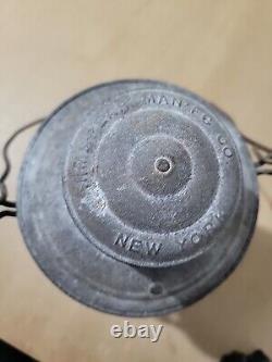 Rare Antique Armspear Manfg Co. Railroad Lantern, N. Y. N. H. & H. R. R